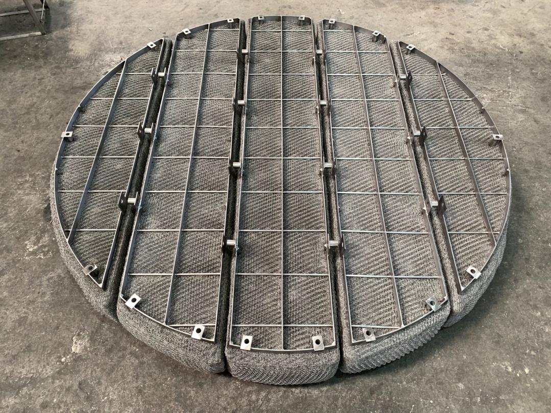 Wire Mesh Demister Pad with Support Grid